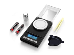 Balança Digital De Bolso Em Miligramas, 0,001g X 50g, Balança Eletrônica Para Joias, Recarga De Moedas E Cozinha, Mini Balança Em Aquaforge