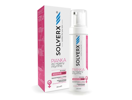Gel De Higiene Íntima Solverx Para Peles Sensíveis, 200ml