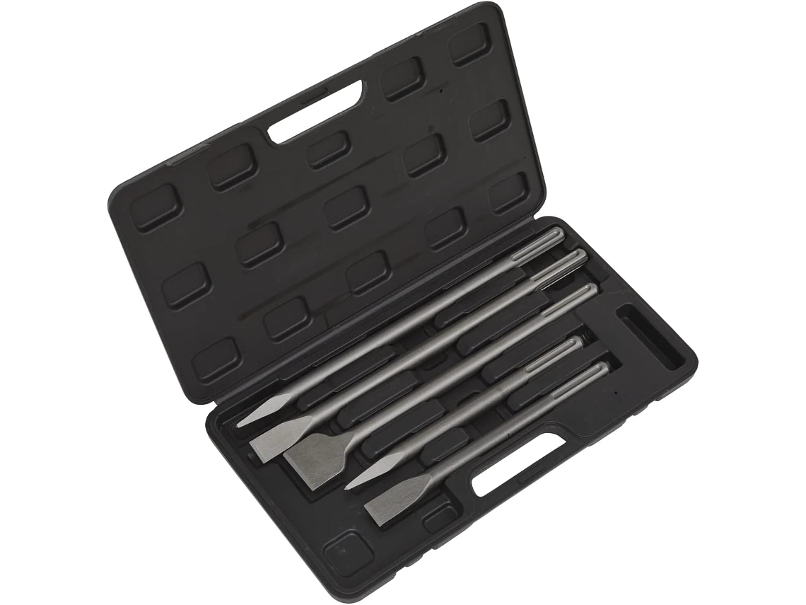 Conjunto De 5 Peças De Picaretas E Cinzéis Sds-max Da Diager