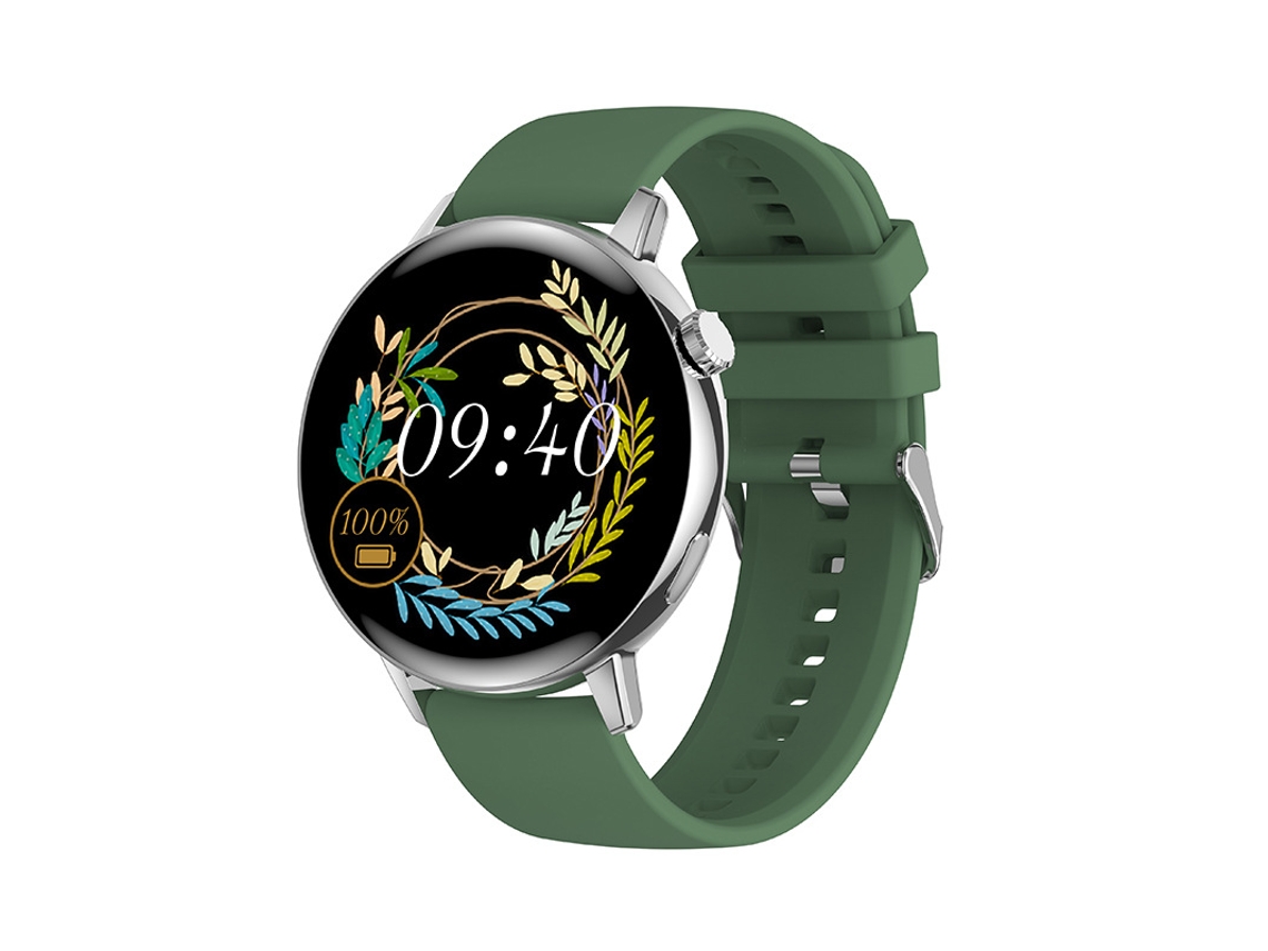 Smartwatch Yizhood I39h 1.32 Inch Bluetooth Chamada Ip67 À Prova De Água (android E Ios Verde)
