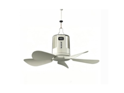 Ventilador De Teto Portátil Recarregável De 40 Cm Com Luz, Verde (recarregável) G, Ventilador Externo A Bateria Para Camping, Pátio E Barraca