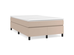 Box Spring Bed Frame, Box Spring Bed Frames Vidaxl Marrom Couro Artificial (120 X 200 Cm)