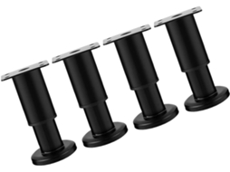 Conjunto De 4 Extensores Perna Mesa Ajustáveis Para Cadeiras E Móveis Substituição Peças