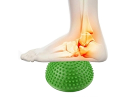 Pods De Exercícios De Equilíbrio Com Meia Bola De Massagem Nos Pés, Com Pontas Para Terapia Muscular Profunda Dos Pés