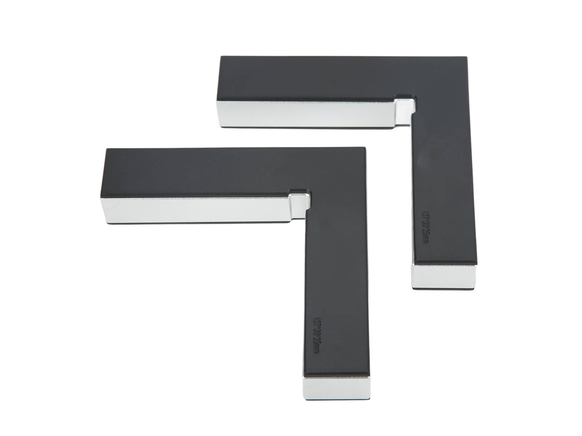 Clampos De Ângulo 90° Madeira Alumínio 2pcs
