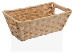 Cesto BIGBUY HOME (Bege - Polietileno - 17 x 11,5 x 29 cm)