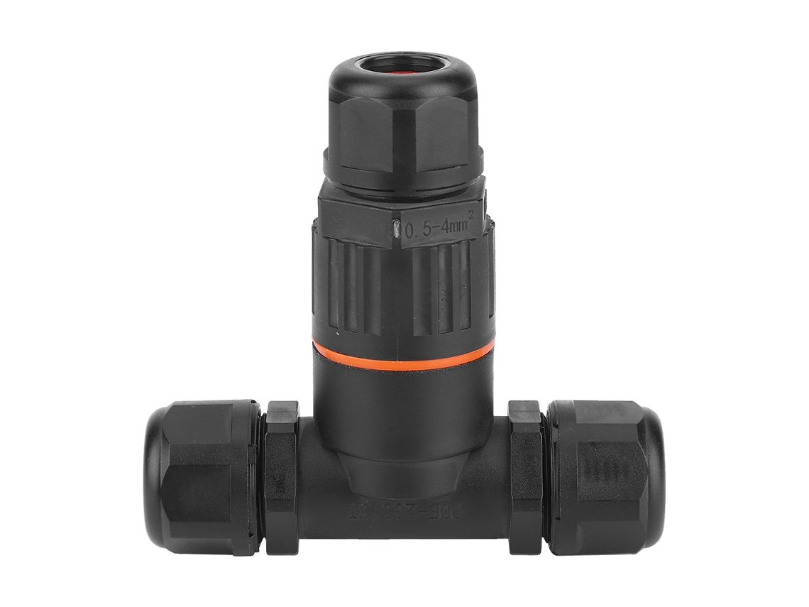 Conector De Cabo À Prova D'agua 3 Vias Ip68