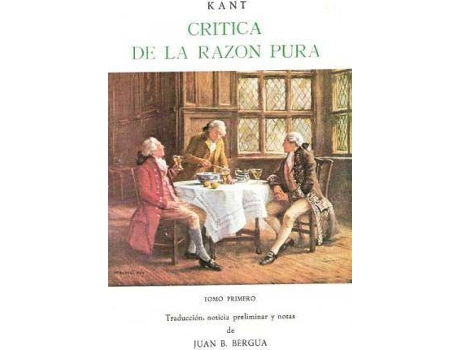 Livro Crítica de la razón pura de Immanuel Kant (Espanhol)