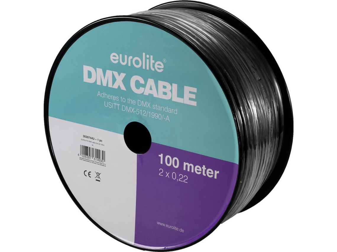 Cabo EUROLITE DMX bk (100 m)