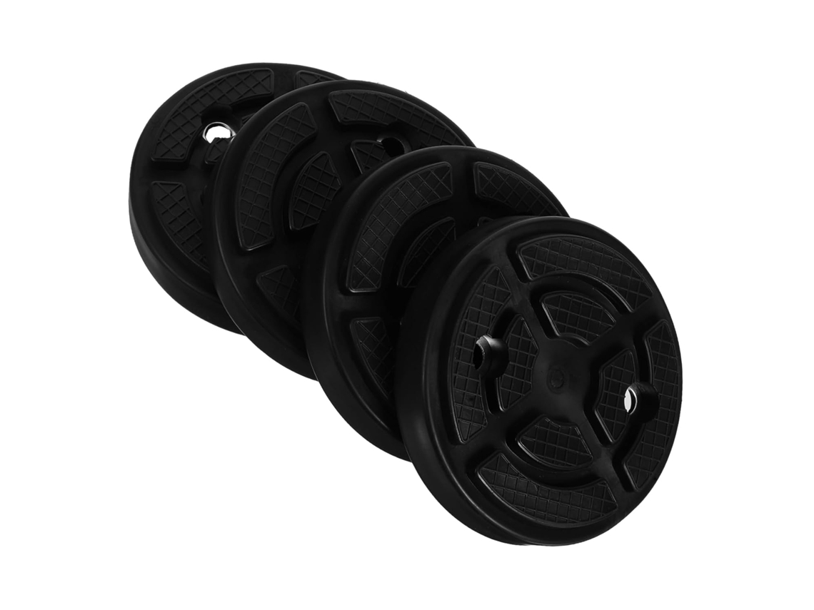 Conjunto De 4 Peças Almofadas Redondas Borracha Antiderrapante Para Elevadores Carros Dois Postes.