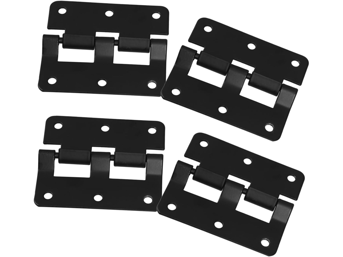 Conjunto De 4 Dobradiças Ferro Para Flight Cases, Removíveis E