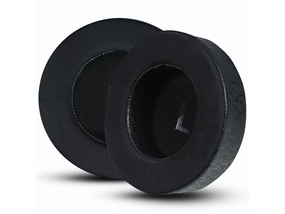 Almofada para Auscultadores AKG K712pro de Orelhas de Espuma Macia e Tecido de Seda Gelada Preto e Branco XIAOMOYU