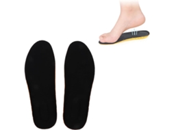 Palmilhas Esportivas Honeycomb, Com Absorção De Impacto Para Corrida, Salto E Caminhada, Base Amarela E Superfície Preta