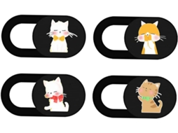 Conjunto De 4 Protetores De Privacidade Para Webcam De Laptops, Fáceis De Usar E Com Proteção Durável. Conjunto De 4 Protetores De Priv Gokoco