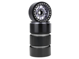 Mali aro de Liga de Alumínio Beadlock 2.2in Hub 4pcs para Trax4 Scx10 90046 Axi03007 Redcat Gen8 Carro Controle Remoto 1/10