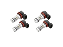 4x Bulbo Led 100w Branco 6000k H8 H11 H16 Névoa Drl