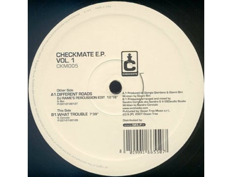 Vinil Checkmate Ep Vol 1 Checkmate