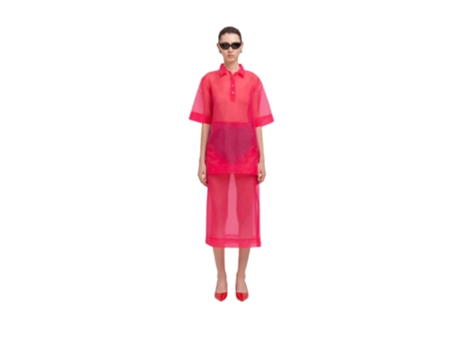 Blusa De Mulher Weili Zheng Poliéster Vermelho (m)