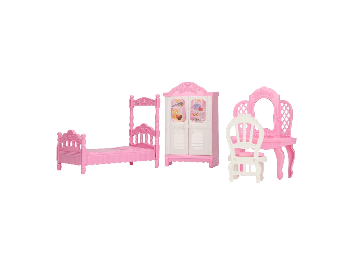 Cama De Brinquedo Para Quarto, Guarda-roupa, Penteadeira, Fácil Montagem