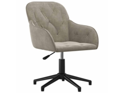 Office Chair, Office Chairs Vidaxl Cinzeto Veludo (n/a)