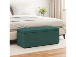 Vidaxl Banqueta Verde Escuro 101 X 41 X 40 Cm