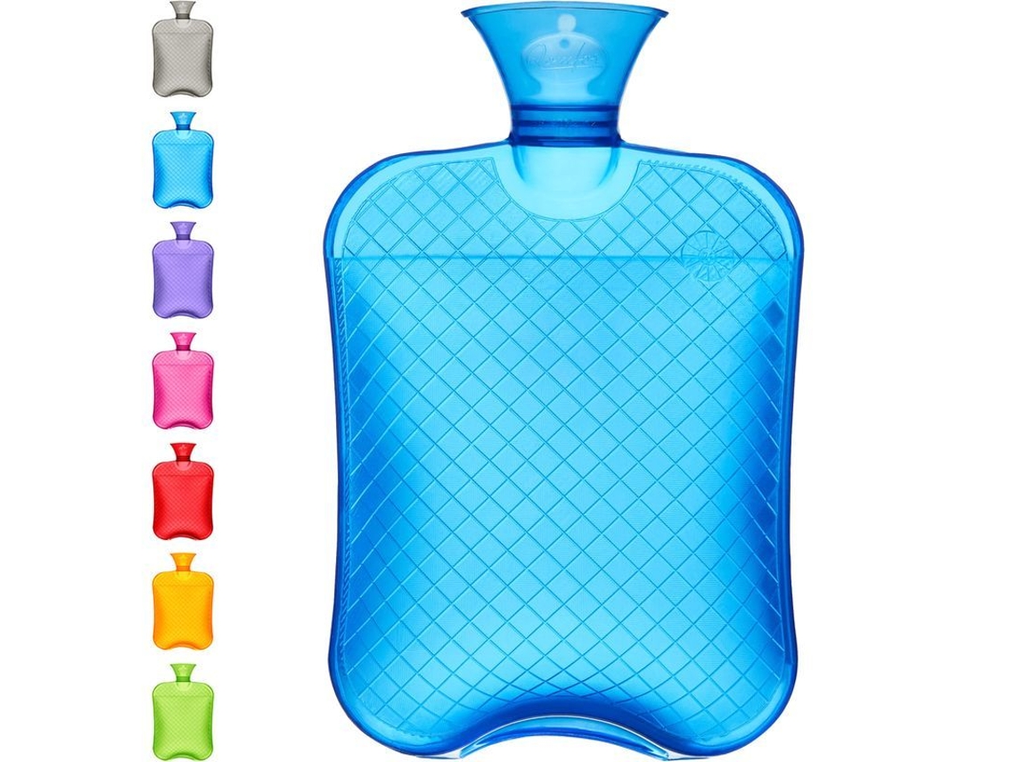 Linjou Bolsa De Água Quente Premium Para Alivio Da Dor, Dor Nas Costas E Menstrual - Azul