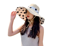 2026 sombrero de Sol para Mujer Linjou de Dos Lados Con Ala Ancha Plegable Upf 50+
