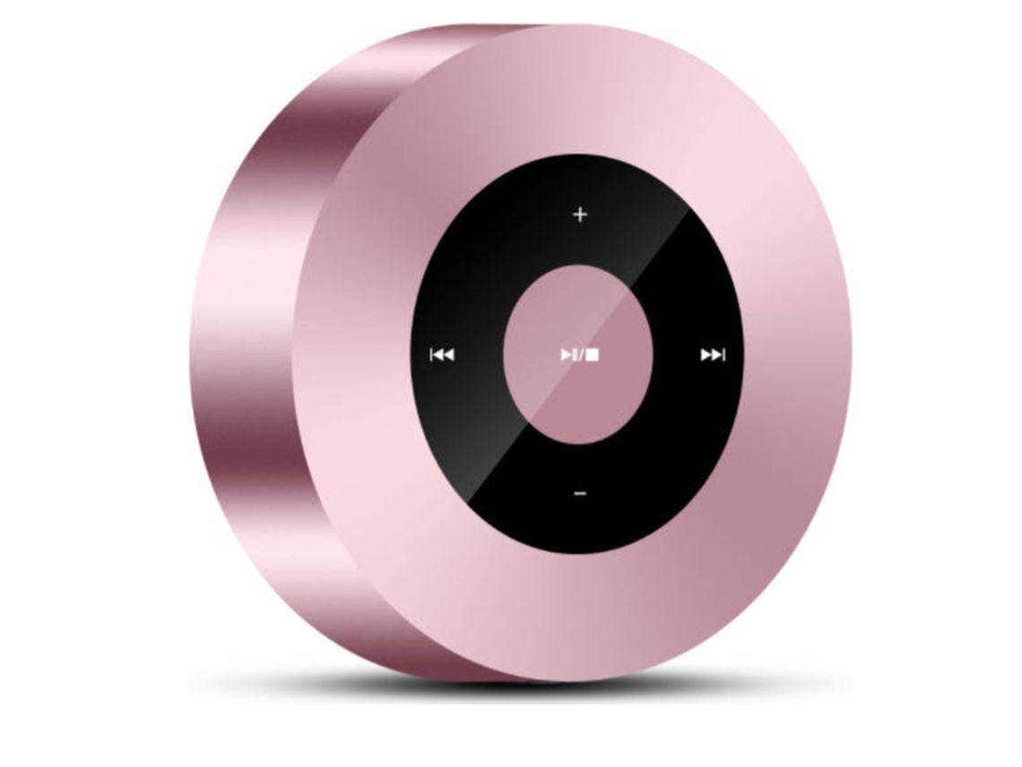 Coluna Bluetooth YIZHOOD Rosa Ouro