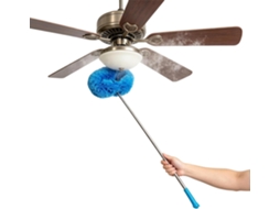 Escova Longa Para Limpeza De Ventiladores Teto Com Cabo Extensível
