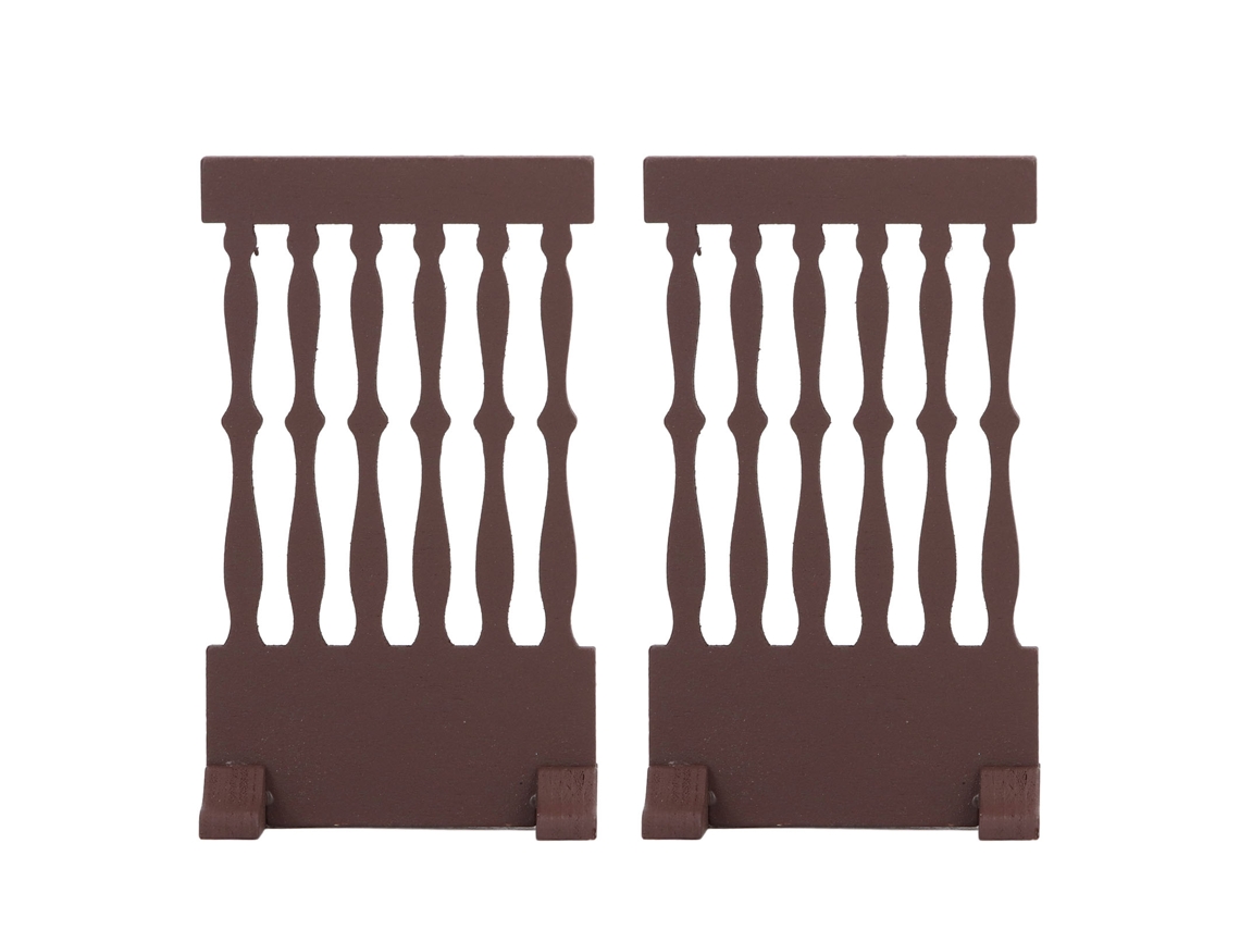 Mali 2pcs Tela Retrô de Casinha de Bonecas 1/12 Mobília Miniatura Madeira Decorativa