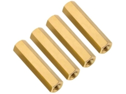 Componente De Espaçamento Feminina - Parafusos De Fixação - 20 Unidades - M2.5x25mm - Ouro - Fixadores - Adequado Para Eletrónica - Ouro