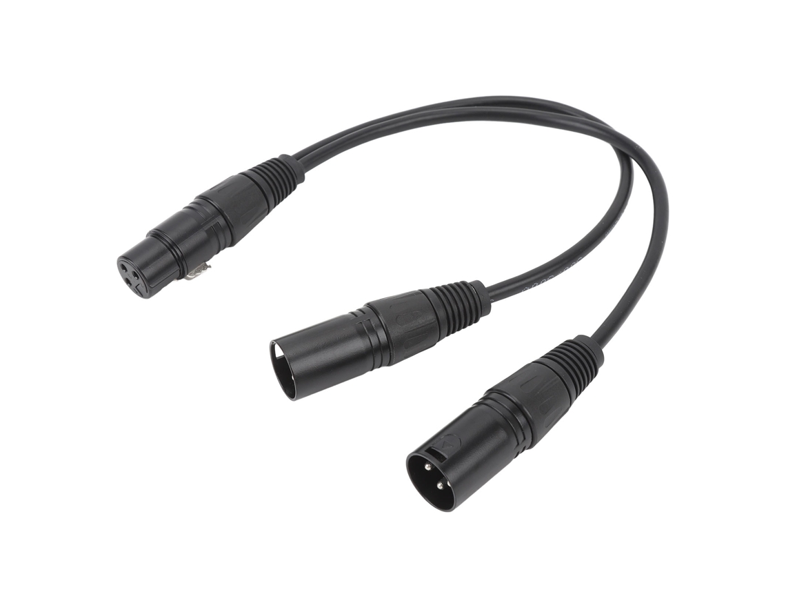 Aetheria cabo Xlr Fêmea para Xlr Macho Duplo 3 Pinos Split Cable Y Balanced 30cm 11.8in