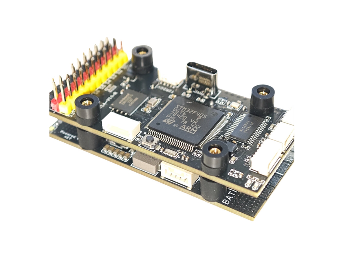 Controlador de Voo Básico Aet F405a para Aeronaves de Asa Fixa com Suporte a Inav Ap e Ajuste de Parâmetros Via Bluetooth para Aeromodelos Vtol. MDUG