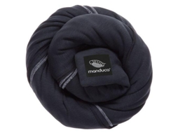 Manduca Cachecol Semi Elástico Preto Portador De Bebê 800 Gr