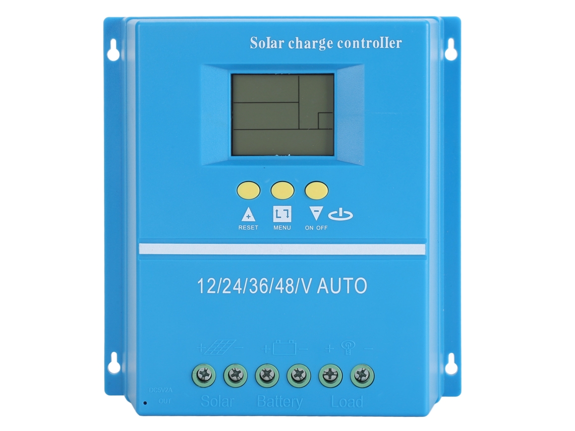 Controlador De Carga Solar Mppt Automático 12v 24v 36v 48v Regulador Inteligente De Painéis Solares E Baterias Other