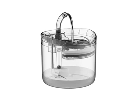 Dispensador de Água para Animais de Estimação 1,8L com Filtro de Circulação Autotóxica