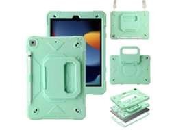 Lurelia Capa Para Ipad (a16) 11.ª Geração 2025 Com Compartimento Para Caneta, Verde-claro, Suporte Integrado