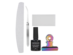 2026altiro-lixa De Unhas Kit De Arte De Unhas Com Fibra De Seda Fibra De Vidro Gel De Extensão Pinças E Clip Formado