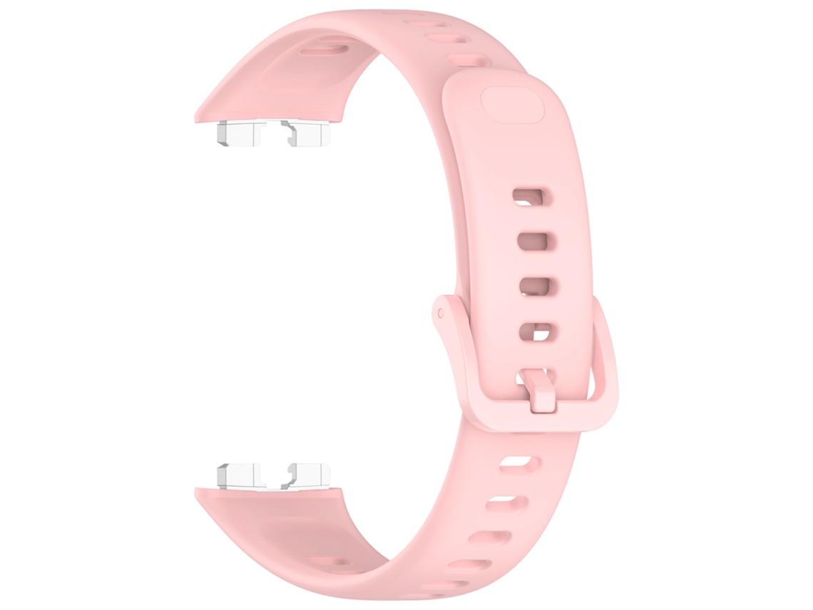 Pulseira de Silicone Oficial para Huawei Band 8/9/10 com Cabeçote Metálico CHABERLU
