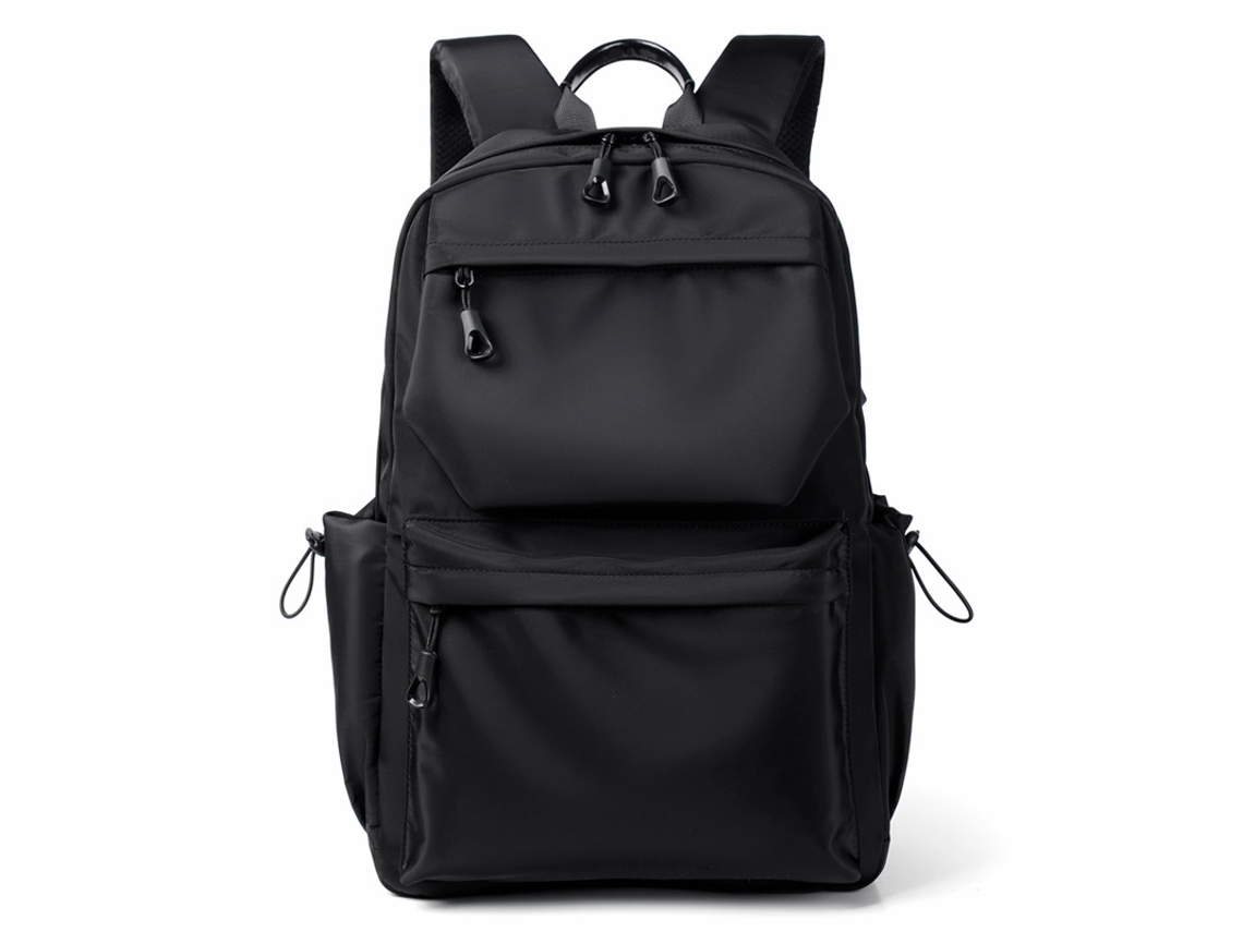(preta) Mochila De Viagem De Grande Capacidade, Mochila Estudantil