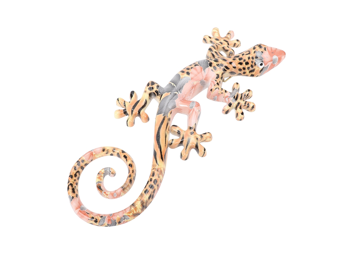 Ornamento Gecko Parede Resina LAXISCREED