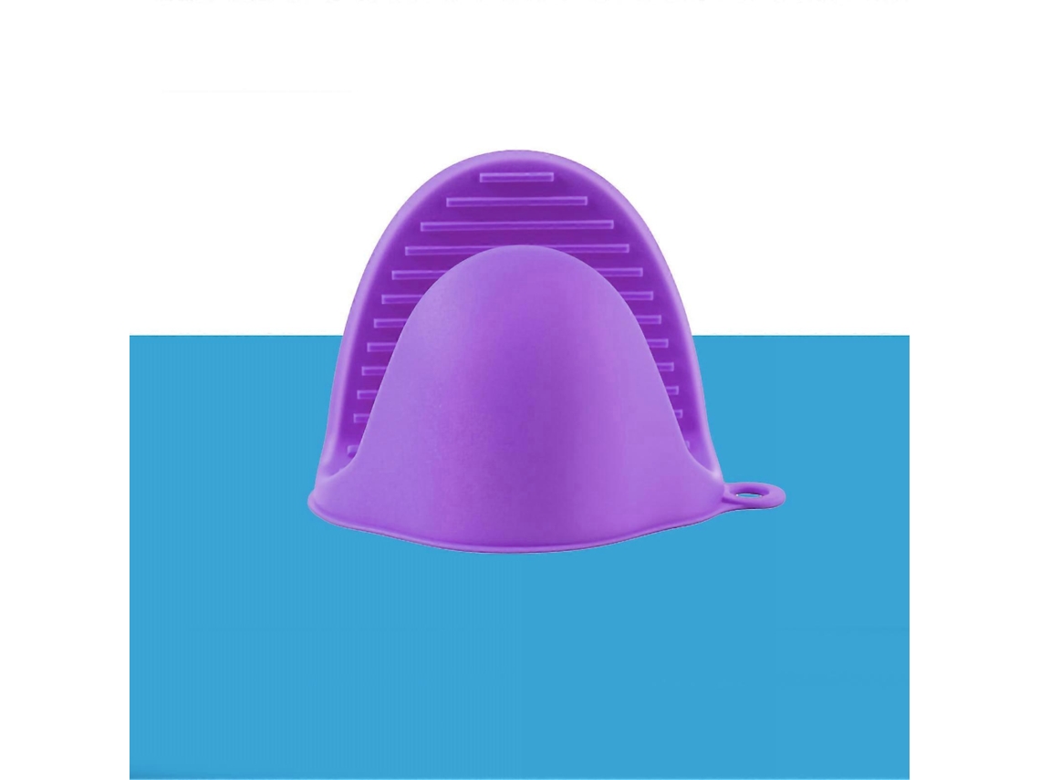 Luva De Silicone Com Isolamento Térmico, Antiderrapante, Espessa E Resistente A Queimaduras, Ideal Para Confeitaria E Culinária . Nostalgia88 (roxa)