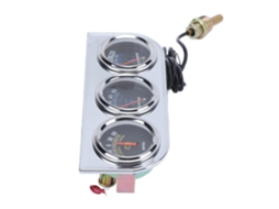 Conjunto De Medidor Temperatura Com Três Manômetros 52 Mm, Mostrador E