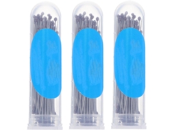300 alfinetes de aço inoxidável e potes de plástico para organizar insetos, ideais para uso acadêmico e atividades na sala de estar.