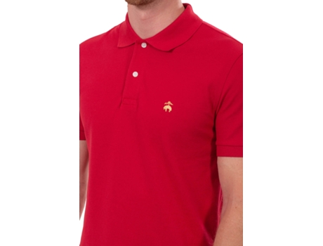 Polo Ultrafina de Homem BROOKS BROTHERS Algodão Vermelho (M)