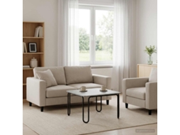 Vidaxl Mesa De Centro Cinzento Cimento 59 X 59 X 45 Cm