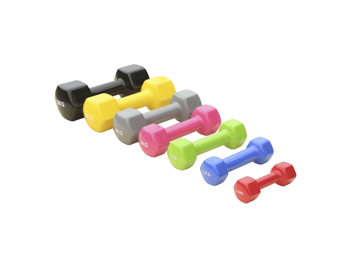 Par de halteres de vinil 1.5kg Sporti France