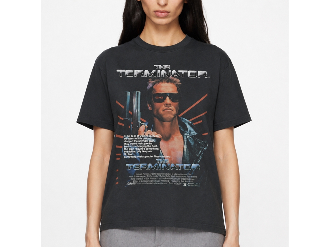 Rockinstone Terminator Realistic Terminator T-shirt Size:xxl
