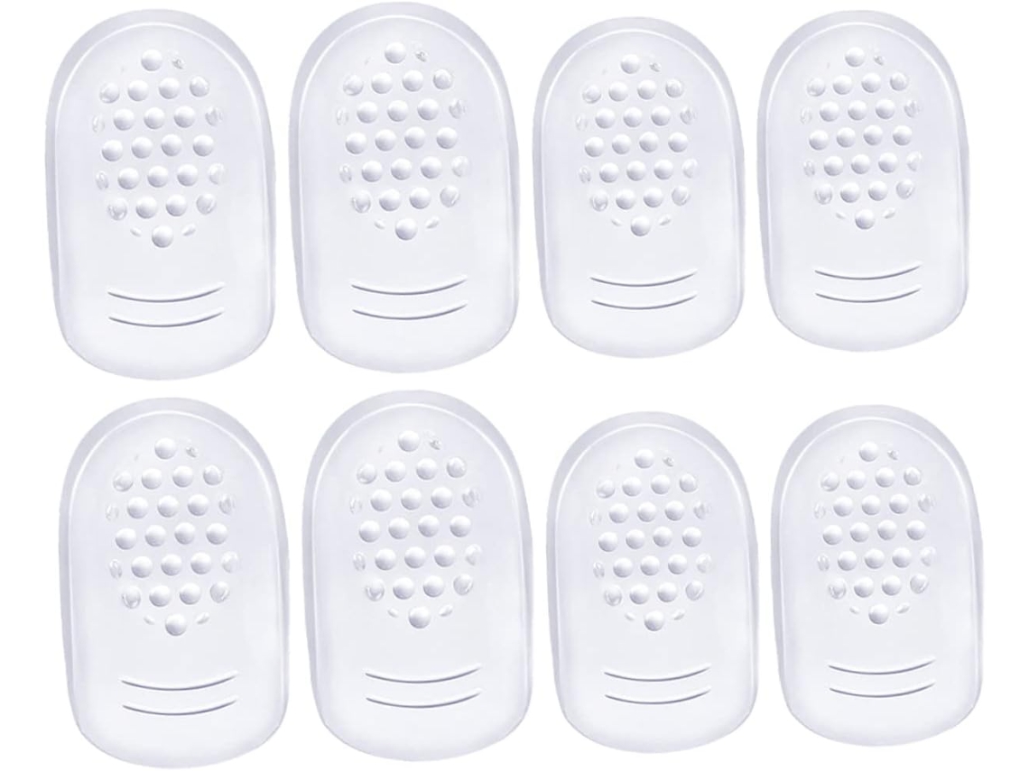 Palmilhas De Gel Autoadesivas Ganazono Para Mulheres, Que Evitam O Calcanhar Deslize, Pacote Com 4 Pares De Protetores