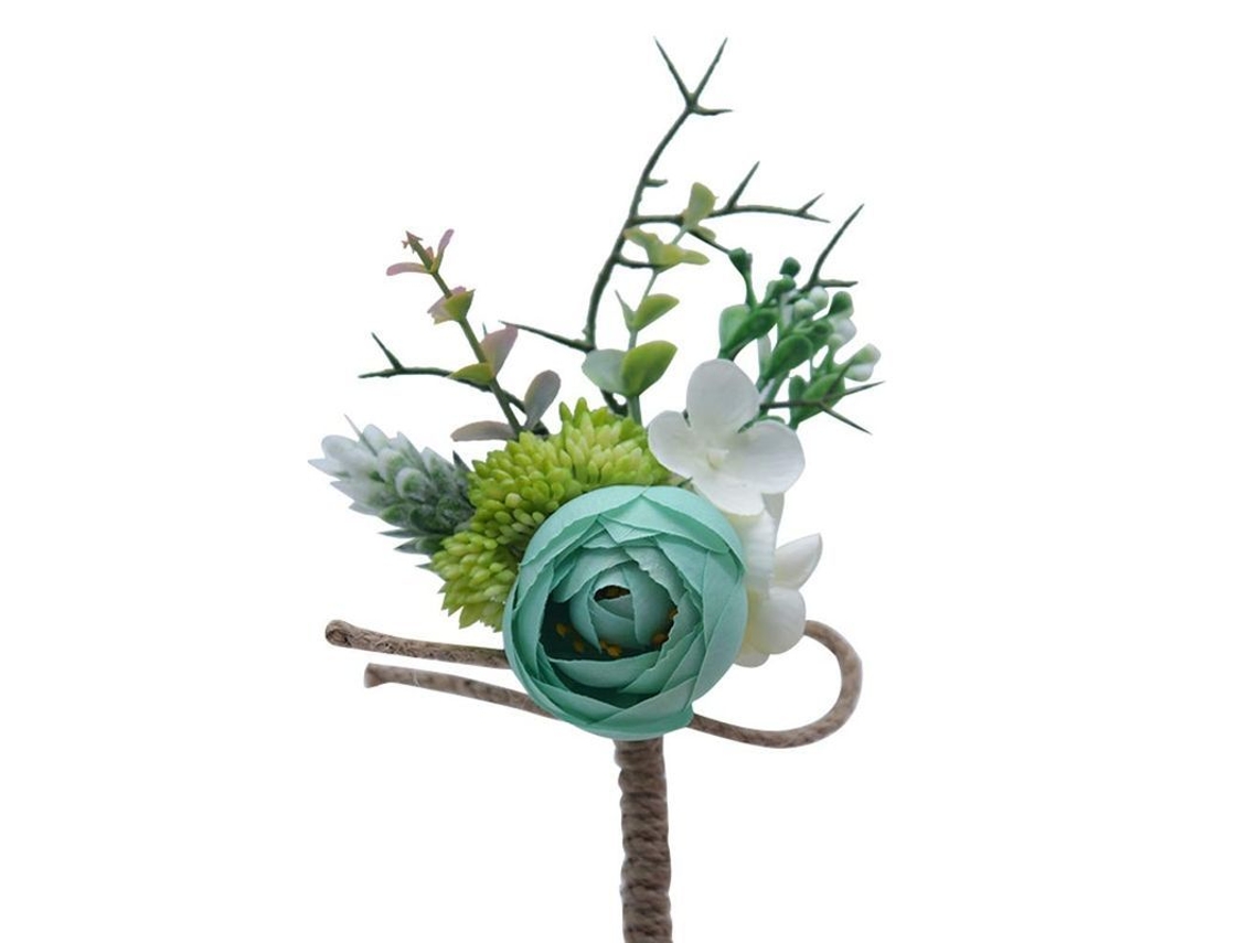 Broche De Bodas Para Noiva Noivo Dama De Honra Padrinho Ramo Artificial Boutonniere Para Vestido
